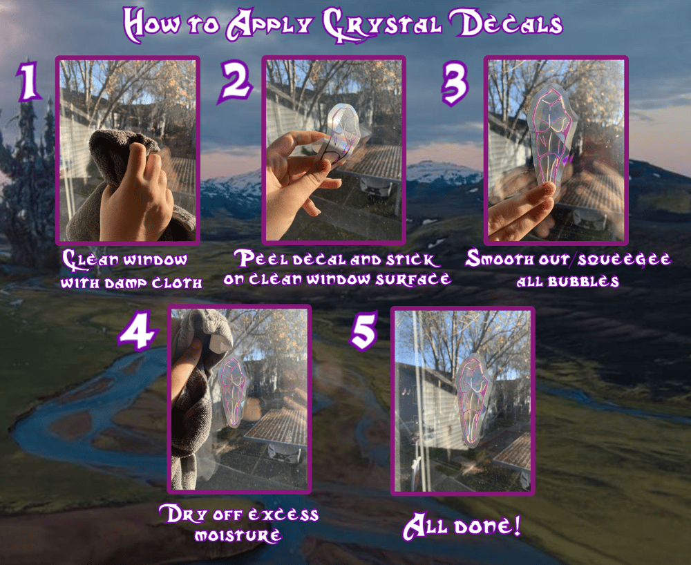 Image of The Dark Crystal Suncatcher Window Decals