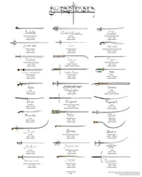 Swordtember poster/catalogue