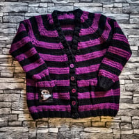 Image 1 of Adult chunky handknitted cardigan