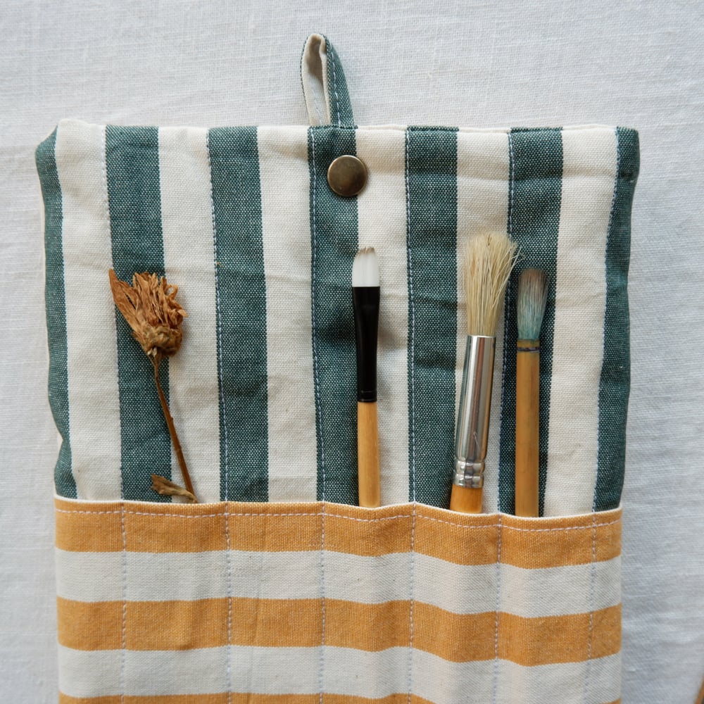 Image of Quilted Sketchbook Agenda Cover with Pencil Case