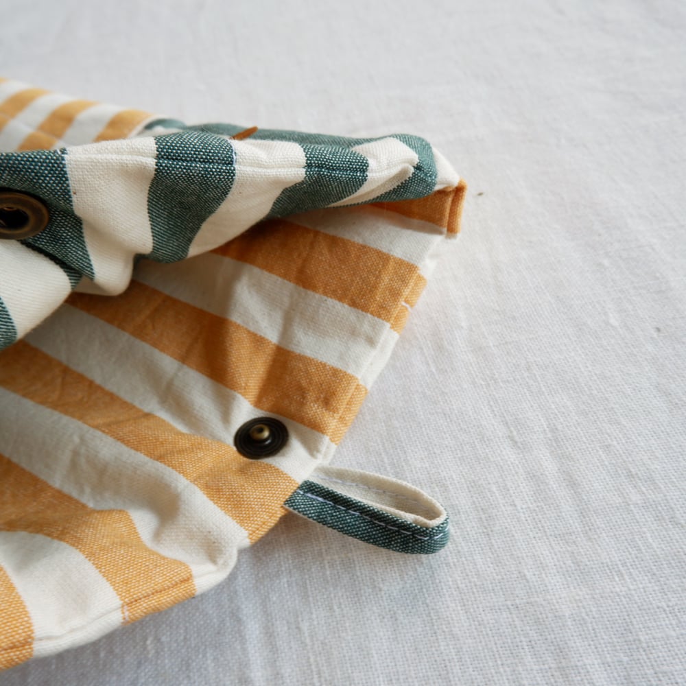 Image of Quilted Sketchbook Agenda Cover with Pencil Case