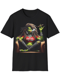 Image 2 of Please Don't Kill My Vibe - Grinch Tshirts