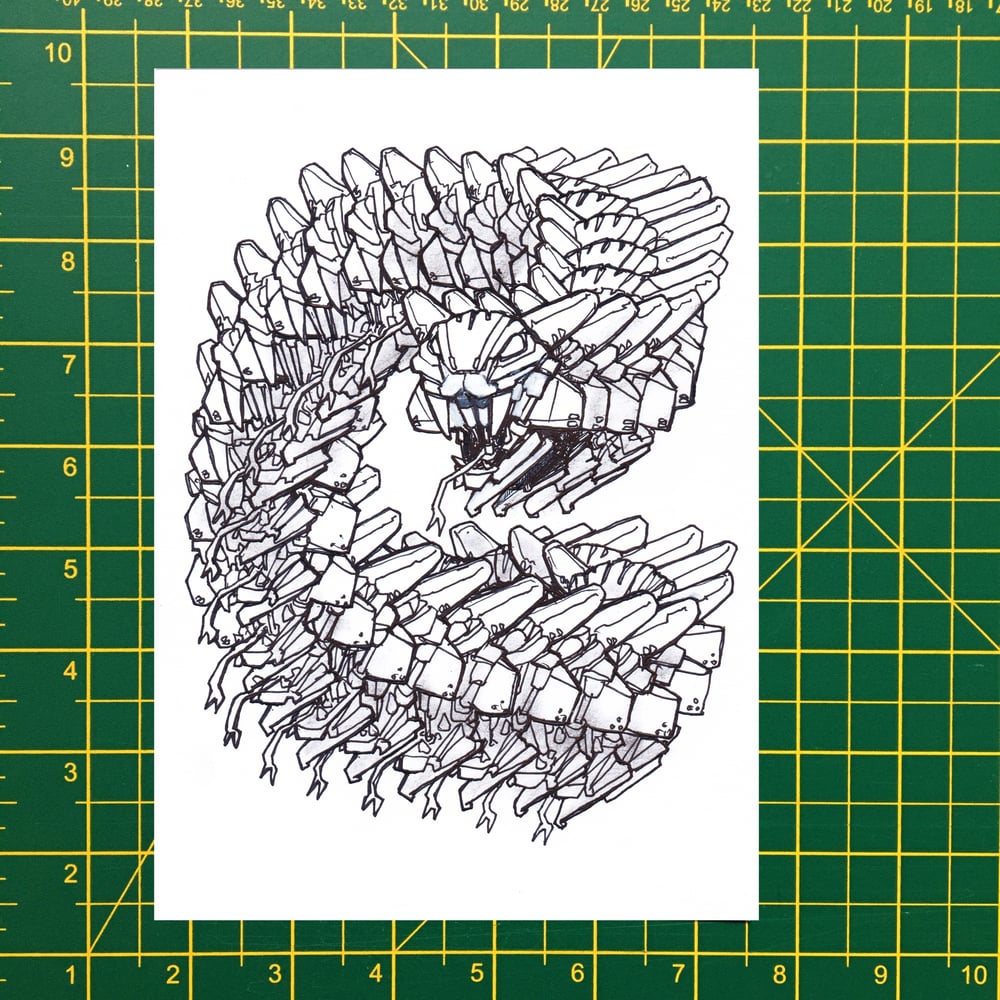Inktober No.17 SERPENT