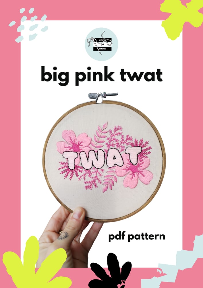 Image of big pink twat pdf pattern