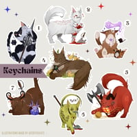 Image 1 of Baldur's Kitties (keychains) | Baldur's Gate 3