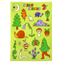 Image 1 of Forest Friends Sticker Sheet