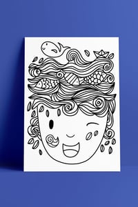 Image 2 of Posters para colorir - pack B