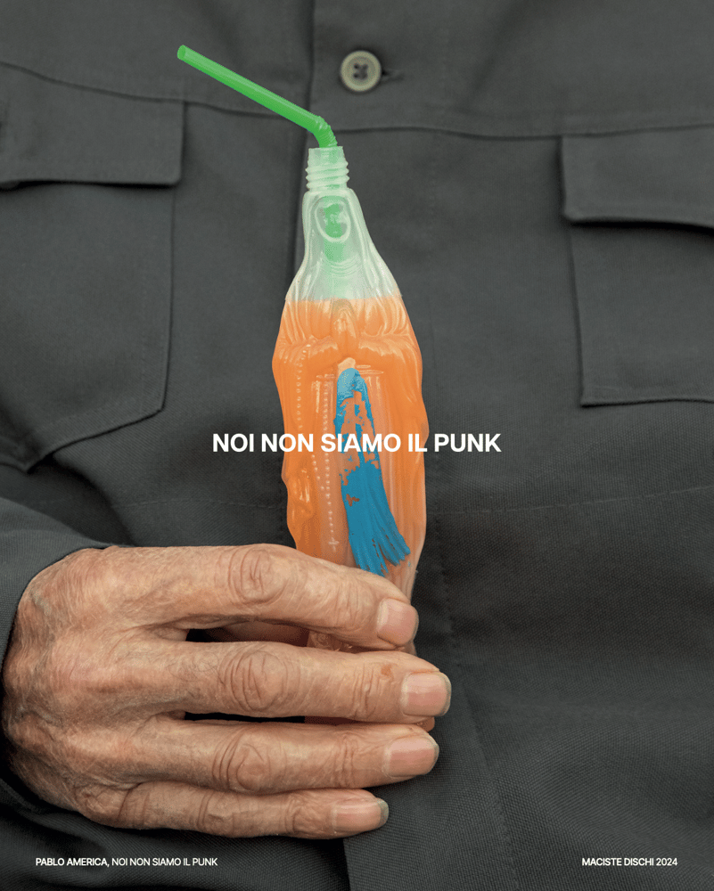 Image of PABLO AMERICA | POSTER NOI NON SIAMO IL PUNK