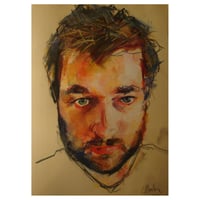 Image 1 of Commissioned Portrait Drawing in Charcoal, Pencil and Soft Pastels - A3 Size 