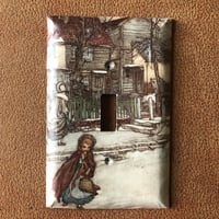 Switch Plate Cover Single Gang Arthur Rackham Print OVERSIZED