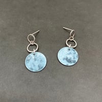 Full Moon Drop-stud Earrings