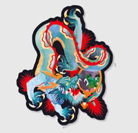 Dragon Mirror Sticker