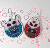 Image 2 of Hollow Knight Tamagotchi Keychains