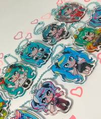 Image 2 of  Tiny Hatsune Miku keychains 