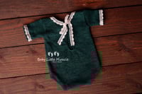 Image 5 of Newborn body pillow headband green