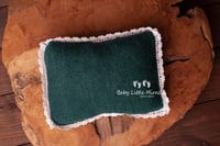 Image 4 of Newborn body pillow headband green