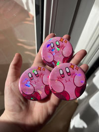 Kirby holo badge