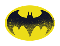 Batman Distressed Symbol Sticker