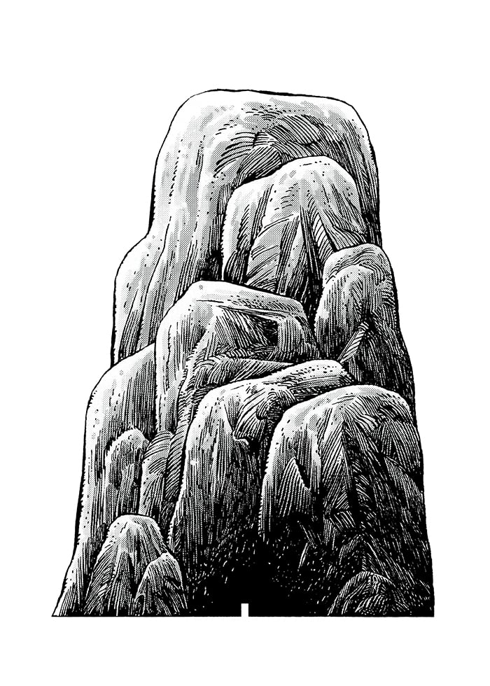 Image of PRINT :: Through It (5" x 7" black and white version)