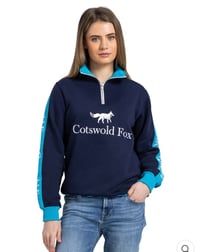 Image 1 of Cheltenham quarter zip Navy