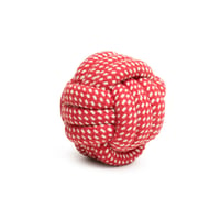 Hugglehounds Holiday Knotted Rope 3" Ball