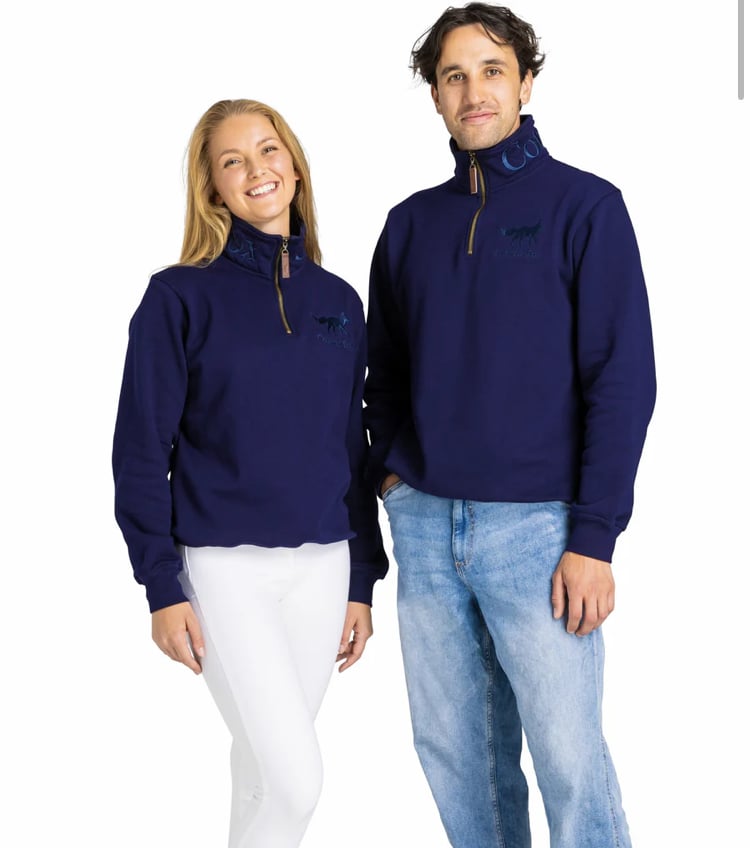 Image of Tetbury Quarter Zip Navy