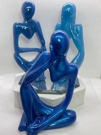 Image 4 of Handcrafted Resin Thinker Statues