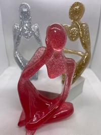 Image 6 of Handcrafted Resin Thinker Statues