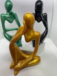 Image 7 of Handcrafted Resin Thinker Statues