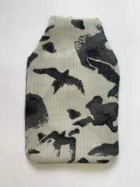 Image 2 of Birds  Silk and Velvet Hot Water Bottle Cover