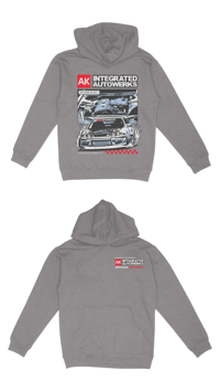 Image 3 of N54 S14 GUNMETAL HEATHER HOODIE (Pre-Order)