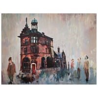 Image 1 of The Grand And Lonely Lady Of The High Street - Oil on Canvas 