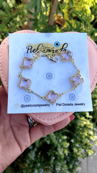 Image 3 of Clover Adjustable Bracelet 