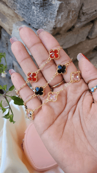 Image 1 of Clover Adjustable Bracelet 