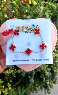 Image 4 of Clover Adjustable Bracelet 