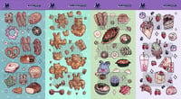 Image 1 of Food deco sticker sheets