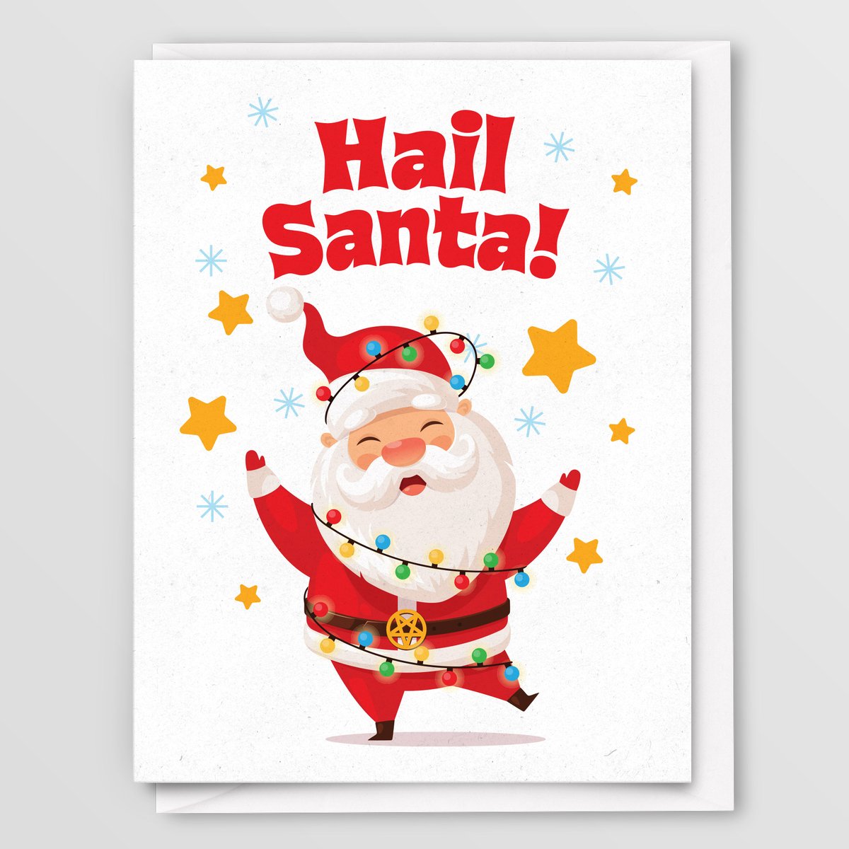 Hail Santa! (Greeting Card)