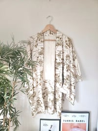 Image 1 of Vintage reef print kimono 
