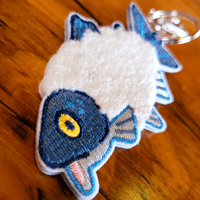 Image 6 of Fur Bearing Trout Embroidered Keychains *SOME ON PREORDER