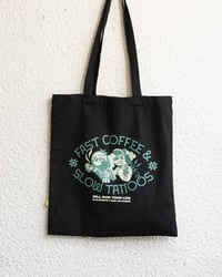 Image 2 of Fast Coffee Tote bag