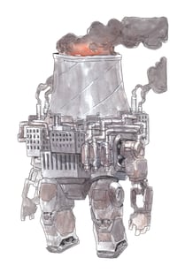 Image 1 of Power Plant Mech PRINT