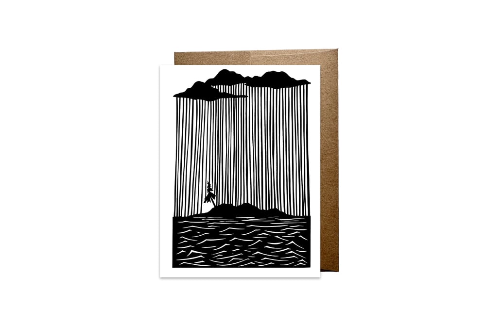 Image of Rainy Island Card