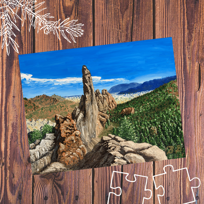 Colorado Sunshine Scenery Puzzle (200 or 500 pc.)