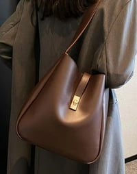 Image 2 of Minimalist Shoulder Bags plus Purse Coffee