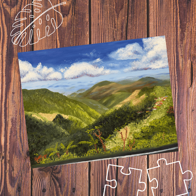 Costa Rican Vistas Scenery Puzzle (200 or 500 pc.)
