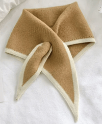 Mini Scarves Light Brown and Beige