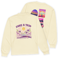 Image 1 of "Take A Trip" Unisex Premium Heavyweight Long Sleeve Shirt