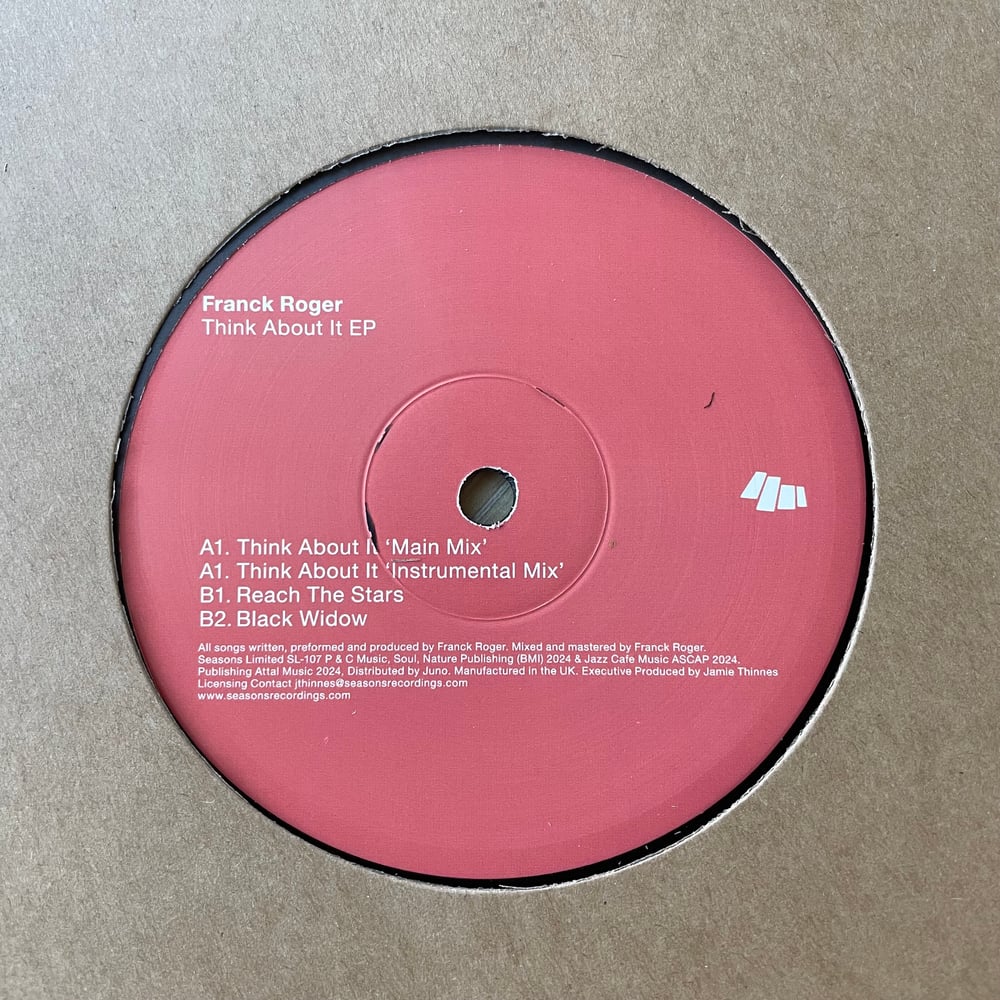 Image of Franck Roger 'Think About It' EP 