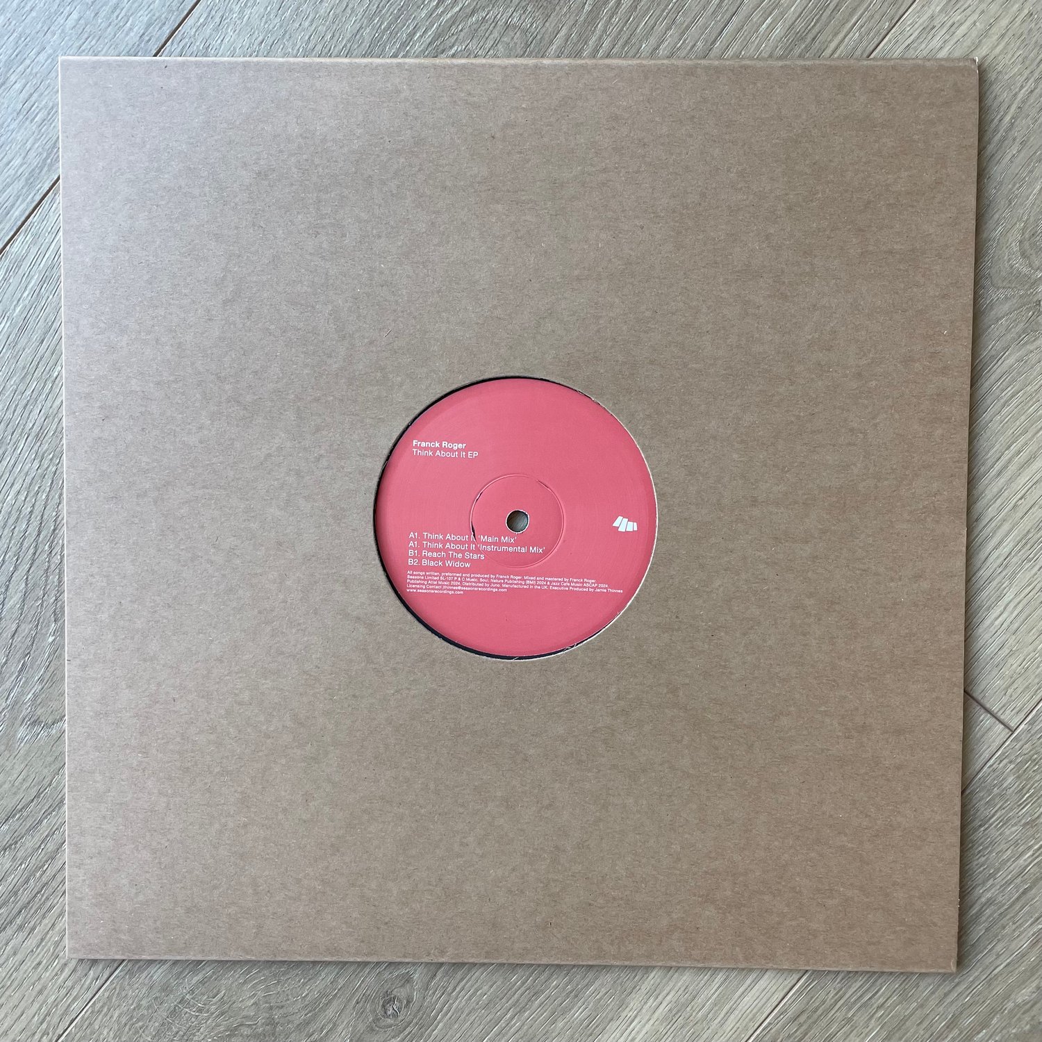 Image of Franck Roger 'Think About It' EP 