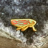 Tiny Enamel Pin - Candy Leafhopper